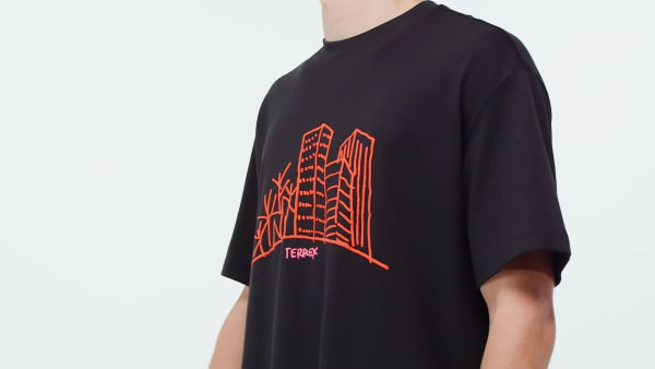 Black Terrex x Shmoofoil XPLORIC Graphic Tee