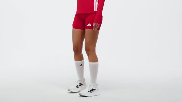 Czerwony Spodenki TECHFIT Volleyball