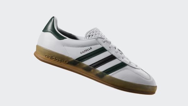 adidas gazelle green white