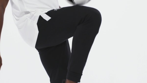 Black Manchester United Travel Tracksuit Bottoms