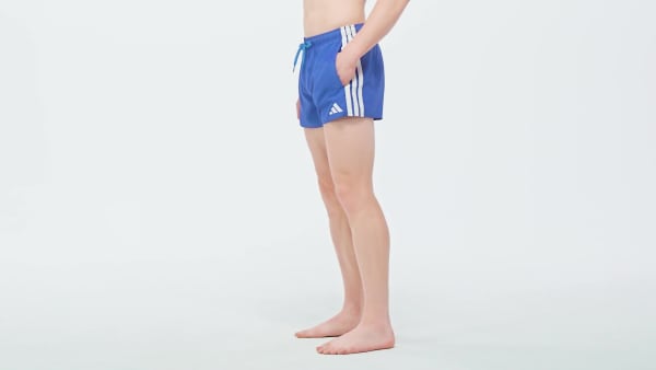 Azul Shorts de natación con las 3 Tiras de 20 cm