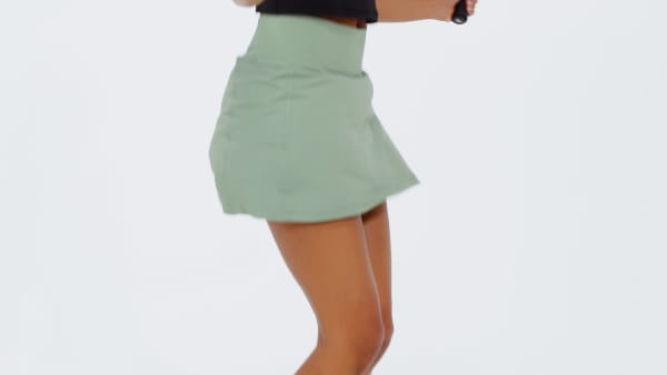 Green Optime Skort With Integrated Bike Shorts