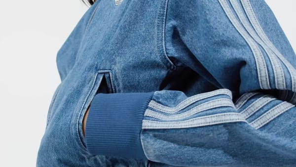 Blue Adicolor Denim Track Top