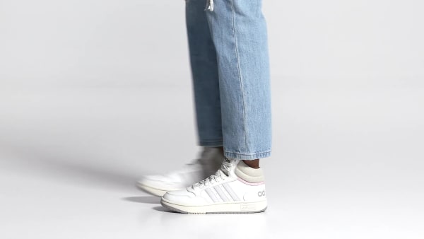 bílá Boty Hoops 3.0 Mid Classic