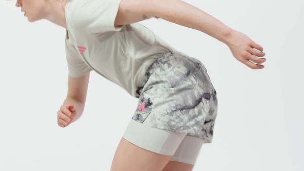 Plomo Short 2 en 1 teñido con atomizador Own The Run