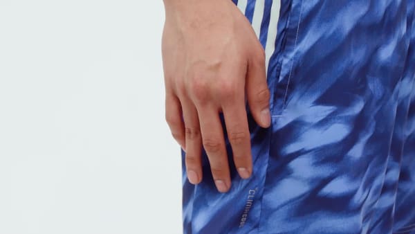 ブルー オウン ザ ラン 総柄プリント ショーツ