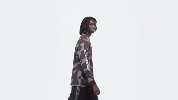Brown AMG CAMO LONG SLEEVE Top