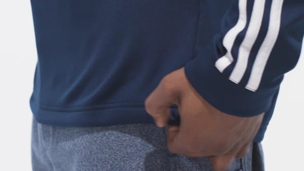 Blau 3-Streifen COLD.RDY Hoodie TA053