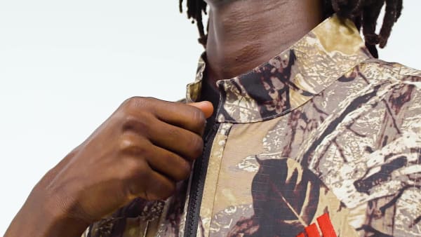 Multicolor adidas Originals Camo Vest
