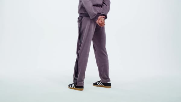Grey SST Adicolor Velour Track Pants