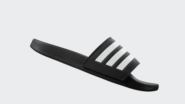 Black Adilette Comfort Slides