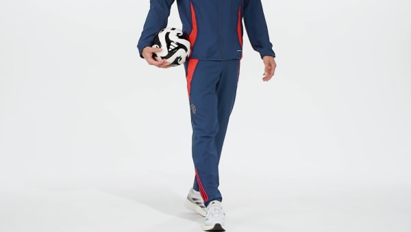 Bleu Pantalon de présentation Manchester United Tiro 24