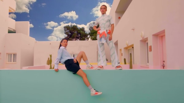 Weiss adidas x Marimekko Future Icons Flared Leggings