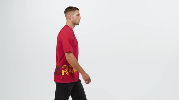 Burgundy AS Roma Graphic Tee