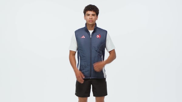 Blauw Frankrijk Bodywarmer