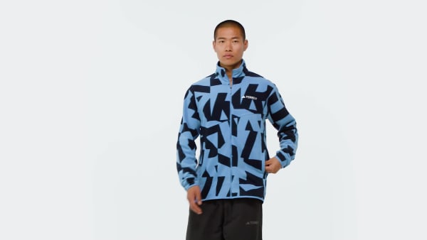 Bla Terrex Multi Printed Full-Zip Fleece Jakke