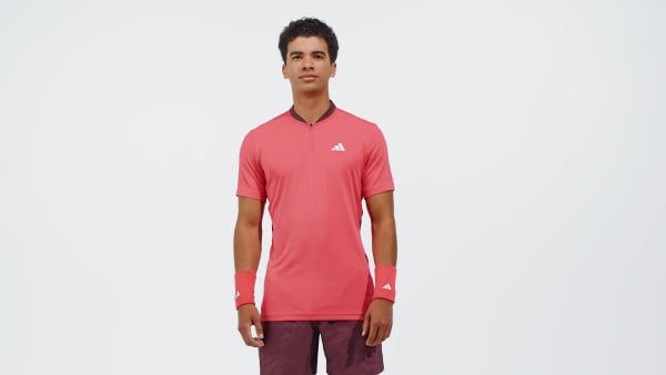 Red Tennis Pro FreeLift Polo Shirt