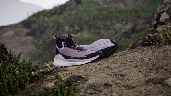 Purple Terrex Free Hiker 2.0 Gore-Tex Hiking Shoes