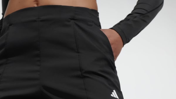 Black AEROREADY Train Essentials Minimal Branding Woven Pants