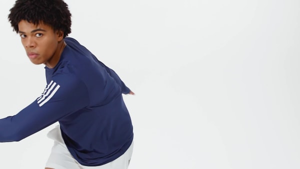 Blue Own the Run Long Sleeve Long-Sleeve Top