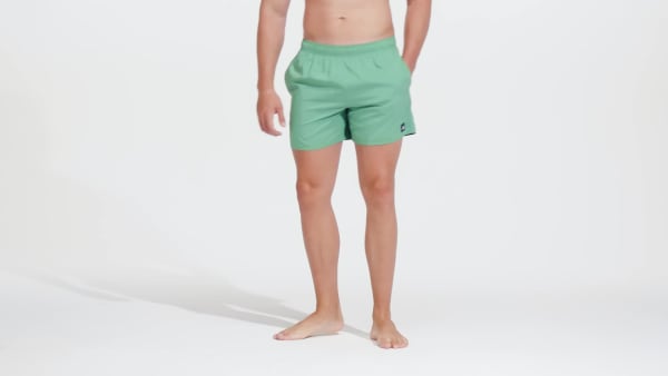 Verde Shorts Natação Curto Solid CLX