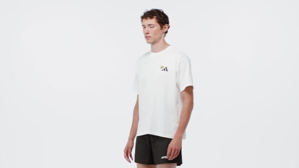 Blanco POLERA GRAPHIC TERREX NATURE LOGO