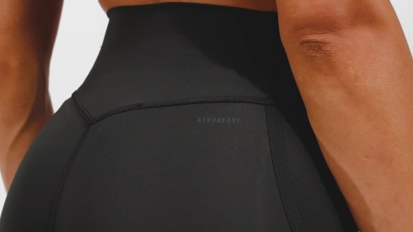 Sort Optime Mesh Full-Length tights