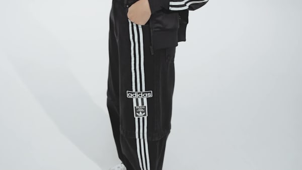 Negro Pantalón Adibreak Denim Two-In-One