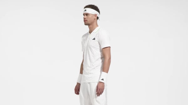 White AEROREADY FreeLift Pro Tennis Polo Shirt