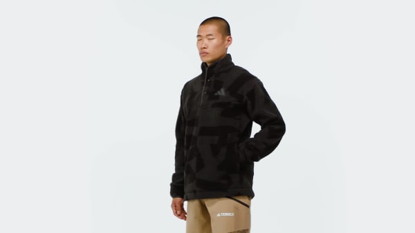 Plomo Polera Terrex Multi Essentials de Algodón Perchado Grueso