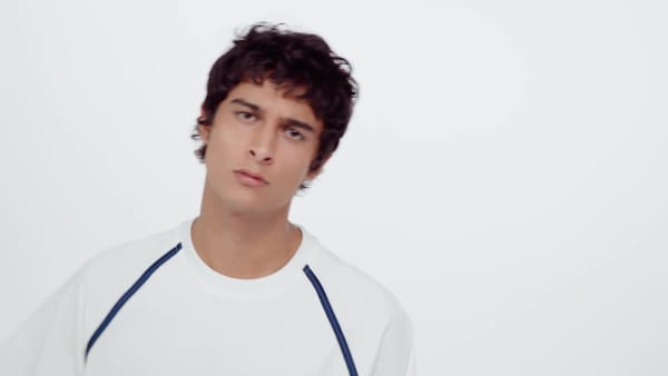 White adidas Badge of Sport Tee
