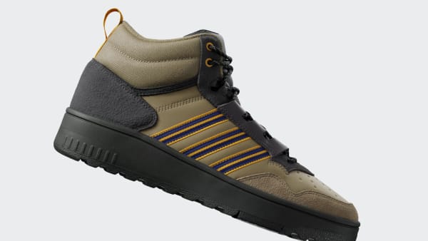 Brown Hoops 4.0 Mid Shoes