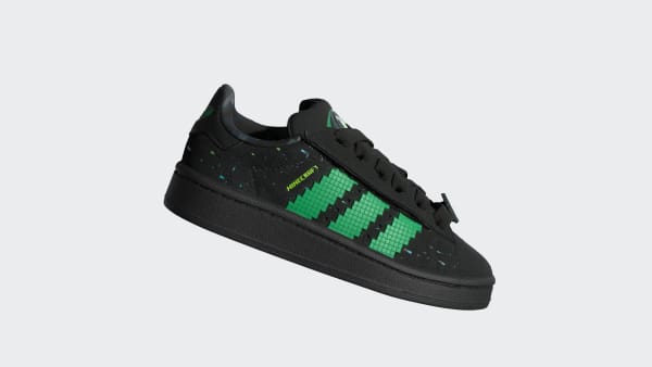 noir CHAUSSURE LACETS ÉLASTIQUES FERMETURE CONFORTABLE ADIDAS MINECRAFT CAMPUS 00s