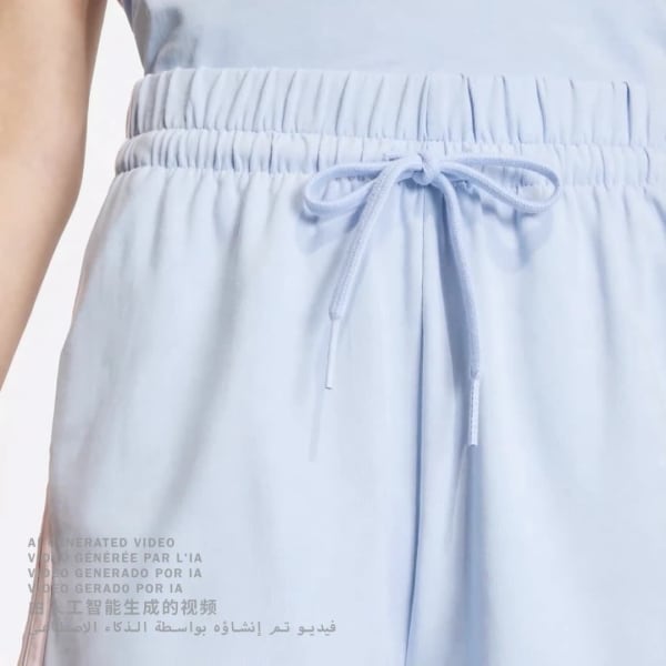 Blue Essentials 3-Stripes Cotton Shorts