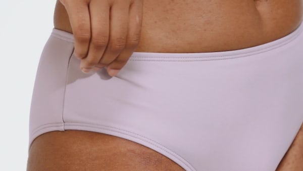 Purple Iconisea High-Waist Bikini Bottoms