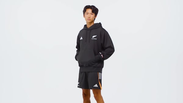 Negro Sudadera con capucha All Blacks x Marvel