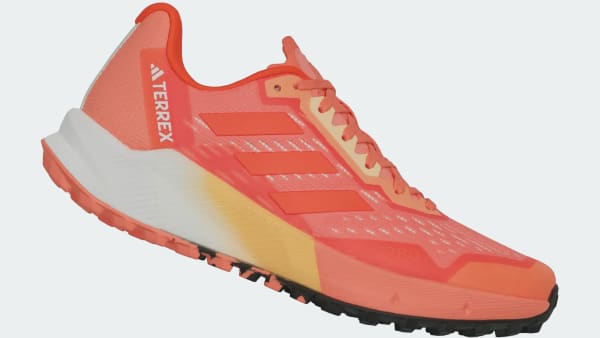 Oransje Terrex Agravic Flow Trail Running Sko 2.0