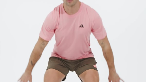 Green Train Essentials Logo Training Shorts