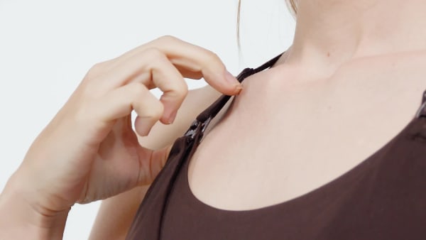 Marron Brassière de grossesse d’entraînement Optime Maintien moyen