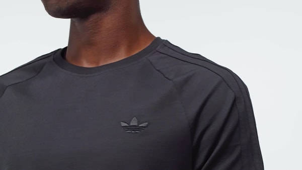 Sort adidas Originals Adicolor Trefoil Tight T-shirt