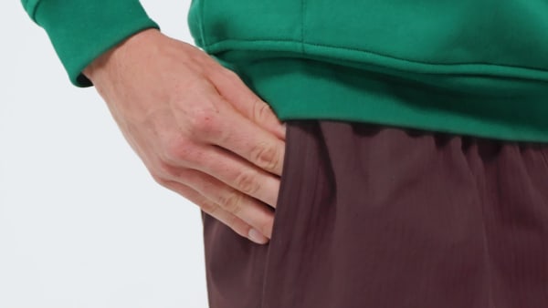 Marrone Pantaloni Essentials con Trifoglio