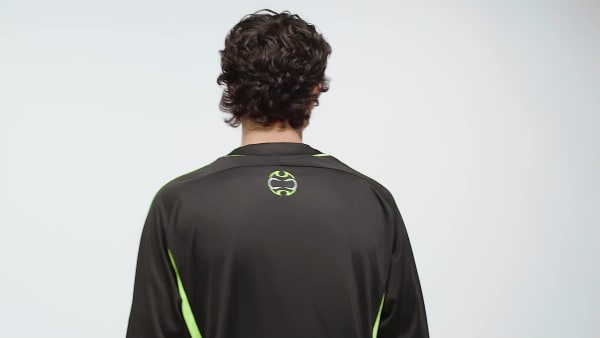 Negro Polera de manga larga Teamgeist Adicolor