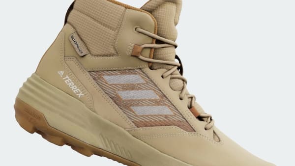 Beige Zapatillas de Senderismo Unity Piel RAIN.RDY Mid
