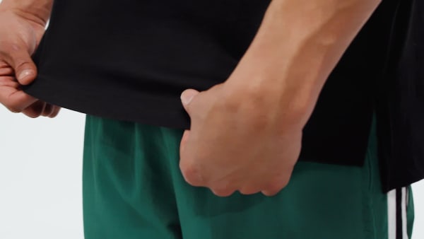 cierna Tričko so všitými pruhmi Archive