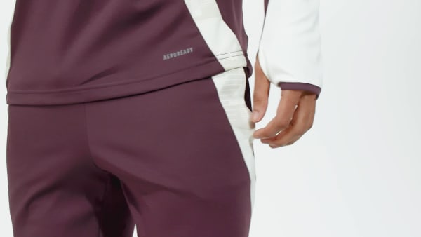 Burgundy FC Bayern Tiro 24 Training Pants