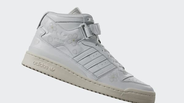 สีขาว รองเท้า Forum Mid Hanami