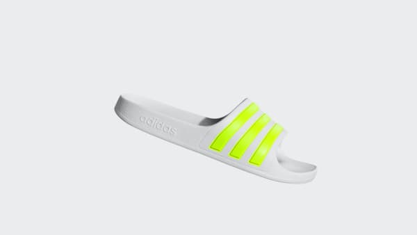 Hvid Adilette Aqua Kids sandaler