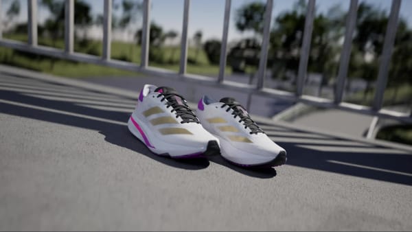 ADIZERO SL２ ホワイト/オレンジ アディダス アディゼロ SL / ADIZERO SL - ホワイト