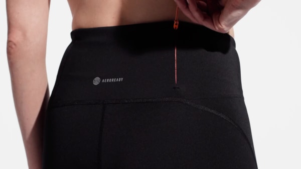 Czerń Own the Run Winter Running Tights CM673