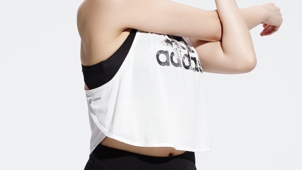 Λευκό AEROREADY Made for Training Floral Tank Top WR739